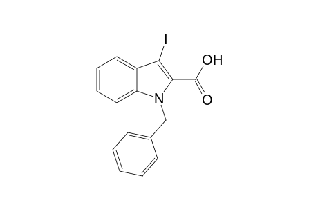 1-Benzyl-3-iodo-indole-2(1H)-carboxylic acid