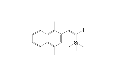 (E)-2-(2-Iodo-2-trimethylsilylethenyl)-1,4-dimethylnaphthalene