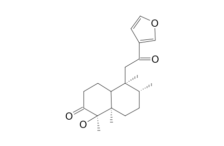 3,12-DIOXO-15,16-EPOXY-4-HYDROXYCLERODA-13(16),14-DIENE