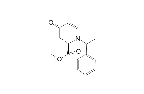 1-(1'-Phenylethyl)-6-(methoxycarbonyl)-4-oxo-2,3-di-dehydropiperidine