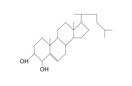 Cholest-5-ene-3b,4b-diol