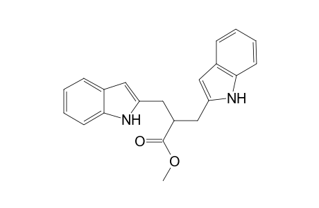 Methyl 2,2-bis[(indol-2'-yl)methyl]acetate