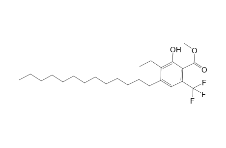 Methyl 3-Ethyl-2-hydroxy-4-tridecyl-6-(trifluoromethyl)benzoate