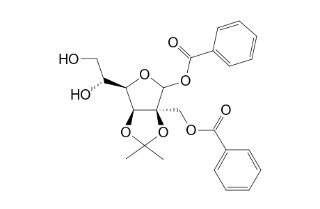 1-O-Benzoyl-2-C-benzoyloxymethyl-2,3-O-isopropylidene-D-mannofuranose