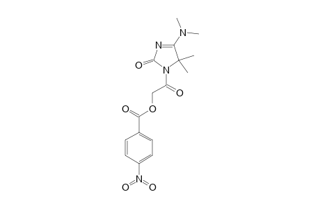 {2-[5-(Dimethylamino)-3,4-dihydro-4,4-dimethyl-2-oxo-2H-imidazol-3-yl]-2-oxoethyl}-4-nitrobenzoate