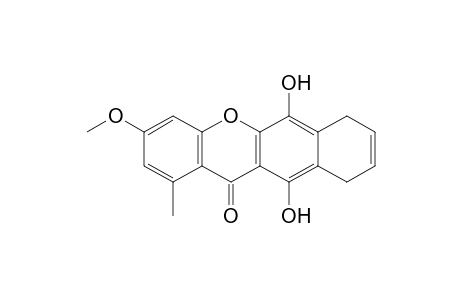 12H-Benzo[b]xanthen-12-one, 7,10-dihydro-6,11-dihydroxy-3-methoxy-1-methyl-