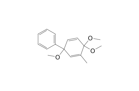 Benzene, (1,4,4-trimethoxy-3-methyl-2,5-cyclohexadien-1-yl)-