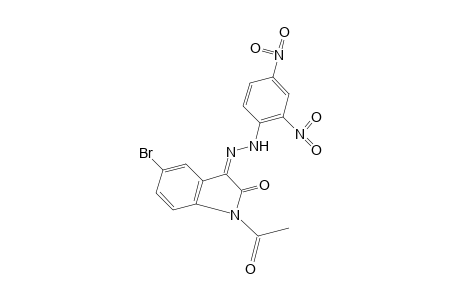 1-ACETYL-5-BROMOINDOLINE-2,3-DIONE, 3-[(2,4-DINITROPHENYL)HYDRAZONE