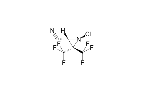TRANS-1-CHLORO-2-CYANO-3,3-BIS(TRIFLUOROMETHYL)AZIRIDINE