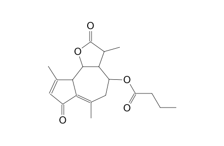 (3S,4S,9bR)-3,6,9-trimethyl-2,7-dioxo-2,3,3a,4,5,7,9a,9b-octahydroazuleno[4,5-b]furan-4-yl butyrate