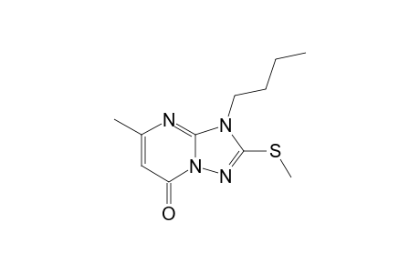 3-butyl-5-methyl-2-methylsulfanyl-[1,2,4]triazolo[5,1-b]pyrimidin-7-one
