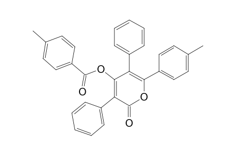 4-(4-METHYLBENZOYLOXY)-6-(4-METHYLPHENYL)-3,5-DIPHENYL-2-H-PYRAN-2-ONE
