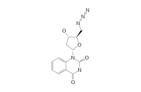 1-(5-AZIDO-2,5-DIDEOXY-alpha-D-ERYTHRO-PENTO-FURANOSYL)-QUINAZOLINE-2,4-(1H,3H)-DIONE