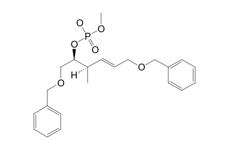 (2S,3R,E)-1,6-BIS-(BENZYLOXY)-3-METHYLHEX-4-EN-2-YL-METHYL-HYDROGEN-PHOSPHATE