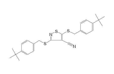 4-isothiazolecarbonitrile, 3,5-bis[[[4-(1,1-dimethylethyl)phenyl]methyl]thio]-