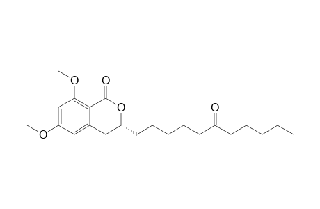 (3R)-6,8-DIMETHOXY-3-(6-OXOUNDECYL)-3,4-DIHYDROISOCOUMARIN