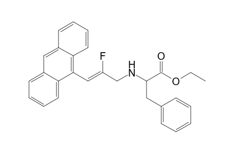(Z/E)-N-[3-(Anthracen-9-yl)-2-fluoro-2-propenyl]-phenylalanine ethyl ester