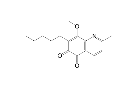 8-Methoxy-7-pentyl-2-methyl-5,6-quinolinedione