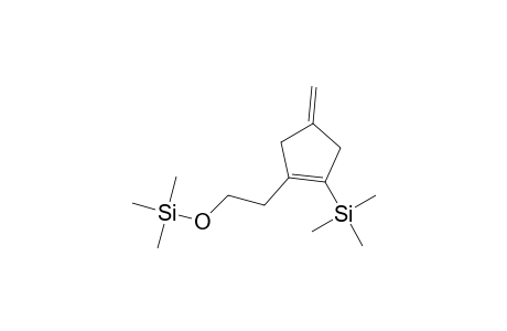 4-Methylene-1-(trimethylsilyl)-2-(2-(trimethylsilyloxy)ethyl)-1-cyclopentene