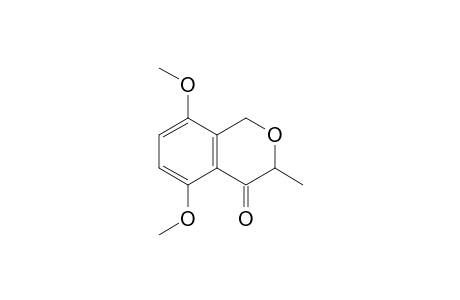 (+-)-5,8-Dimethoxy-3-methylisochroman-4-one