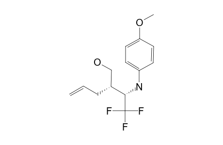 (S)-2-[(S)-1-(4-METHOXYPHENYLAMINO)-2,2,2-TRIFLUOROETHYL]-PENT-4-EN-1-OL