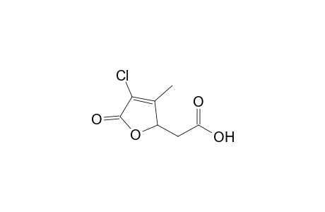 5-[(Hydroxycarbonyl)methyl]-3-chloro-4-methyl-2,5-dihydrofuran-2-one