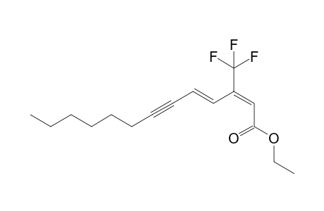 Ethyl (2E,4E)-3-(trifluoromethyl)-trideca-2,4-dien-6-yn-1-oate