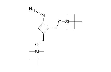 (1-alpha,2-beta,3-alpha)-1-AZIDO-2,3-BIS-(tert-BUTYL-DIMETHYLSILOXYMETHYL)-CYCLOBUTANE