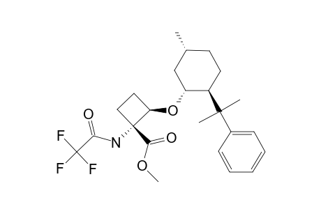 METHYL-(1R,2R,1'R,2'S,5'R)-2-(8'-PHENYLMENTHYLOXY)-1-TRIFLUOROACETAMIDOCYCLOBUTANE-1-CARBOXYLATE