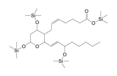 (Z)-Trimethylsilyl 7-((2R,3R,4S)-4,6-bis(trimethylsilyloxy)-2-[(S,E)-3-(trimethylsilyloxy)oct-1-enyl]-tetrahydro-2H-pyran-3-yl)hept-5-enoate