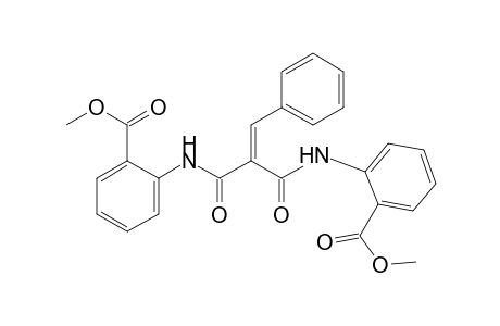 2-[[2-[(2-carbomethoxyphenyl)carbamoyl]-3-phenyl-acryloyl]amino]benzoic acid methyl ester
