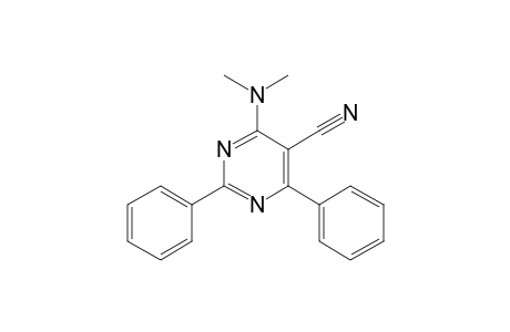 4-Amino-2,6-diphenyl-5-pyrimidinecarbonitrile, N,N-dimethyl-