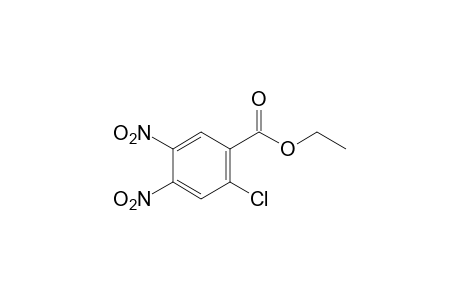 2-chloro-4,5-dinitrobenzoic acid, ethyl ester