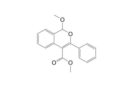 1-Methoxy-4-(methoxycarbonyl)-3-(phenyl)benzo[c]pyran