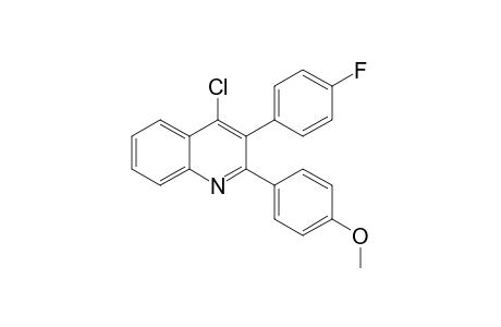 4-CHLORO-3-(4-FLUOROPHENYL)-2-(4-METHOXYPHENYL)-QUINOLINE