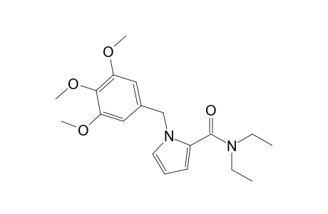 1-(3,4,5-Trimethoxybenzyl)pyrrole-2-carboxylic acid diethyl amide