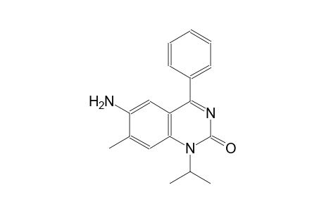 6-amino-1-isopropyl-7-methyl-4-phenyl-2(1H)-quinazolinone