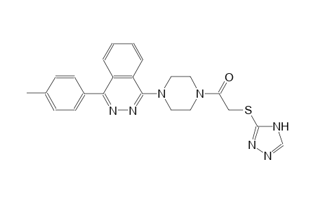 1-(4-methylphenyl)-4-{4-[(4H-1,2,4-triazol-3-ylsulfanyl)acetyl]-1-piperazinyl}phthalazine