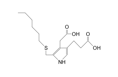 4-(2-Carboxyethyl)-3-carboxymethyl-2-hexylthiome thyl-pyrrole