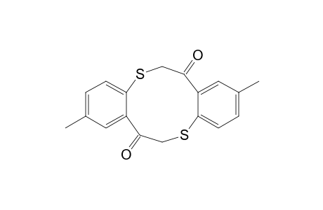 2,9-Dimethyl-6H,13H-dibenzo[d,i][1,6]dithiecin-7,14-dione