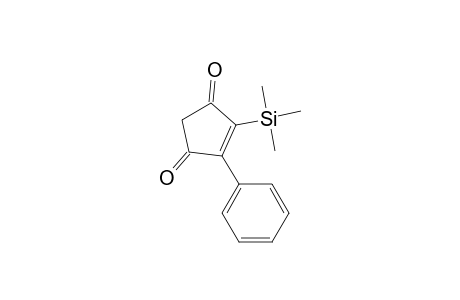 4-Phenyl-5-trimethylsilyl-cyclopent-4-ene-1,3-dione