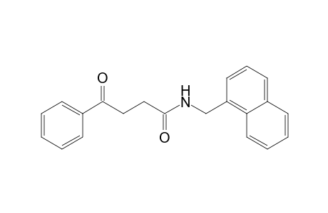 N-(.alpha.naphthylmethyl) 3-benzoylpropanamide