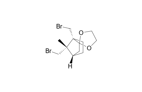 Spiro[bicyclo[2.2.1]heptane-2,2'-[1,3]dioxolane], 1,7-bis(bromomethyl)-7-methyl-, [1S-(1.alpha.,4.beta.,7S*)]-