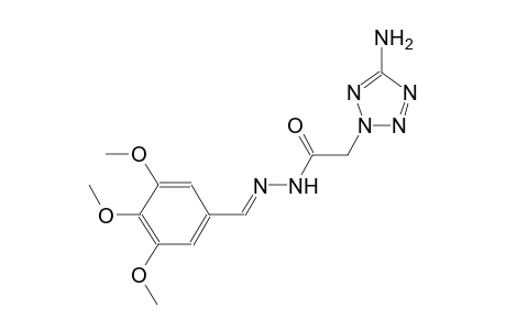 2-(5-amino-2H-tetraazol-2-yl)-N'-[(E)-(3,4,5-trimethoxyphenyl)methylidene]acetohydrazide