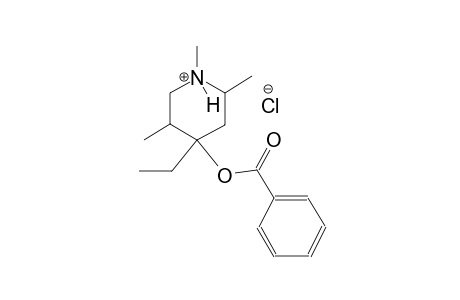 4-(benzoyloxy)-4-ethyl-1,2,5-trimethylpiperidinium chloride