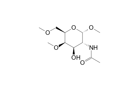.alpha.-D-Galactopyranoside, methyl 2-(acetylamino)-2-deoxy-4,6-di-O-methyl-