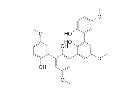 2-[2-hydroxy-3-(2-hydroxy-5-methoxy-phenyl)-5-methoxy-phenyl]-6-(2-hydroxy-5-methoxy-phenyl)-4-methoxy-phenol