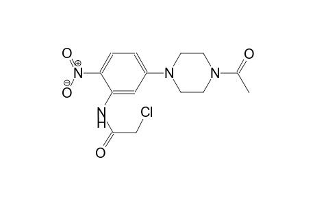 acetamide, N-[5-(4-acetyl-1-piperazinyl)-2-nitrophenyl]-2-chloro-