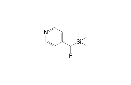 4-[Fluoro(trimethylsilyl)methyl]pyridine