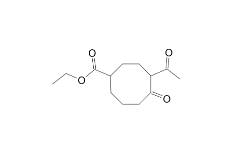Ethyl 4-acetyl-5-oxocyclooctanecarboxylate